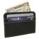 Piel Leather Small Leather Goods Slim Business Card Case in Black