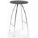 New Spec Inc Cafe-320 Black Tempered Glass Bar Table Set in Chrome