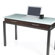 New Spec Inc Writing Desk with Glass Top
