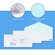 Columbian Envelope Poly-Klear Single Window Envelopes, Privacy Tint, #10, White, 500/box