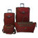 American Flyer Fleur De Lis 4 Piece Luggage Set