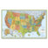 Rand McNally Company Deluxe United States Laminated Wall Map, 50"x32"