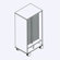 Fleetwood Harmony 24" W Folio Storage Cabinet with Optional Door