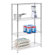 Honey Can Do Four Tier Shelving Unit in Chrome