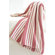 Dash and Albert Rugs Birmingham Red Woven Cotton Throw
