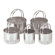 Fox Run Craftsmen Five Piece Fluted Round Cookie Cutter Set