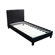 Hazelwood Home Faux Leather Panel Bed