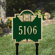 Whitehall Products Monogram Standard Lawn Address Plaque