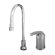 T&S Brass Widespread Bathroom Faucet with Single Lever Handle