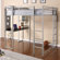 Dorel Home Products Abode Full Loft Bed with Desk and Bookshelves