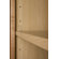 Coastal Collection San Remo Series 84" x 18" x 21" Black Walnut Tall Linen Cabinet in Chestnut Finish