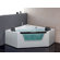 Ariel Bath 59" x 59" x 24" Corner Whirlpool Bath Tub