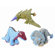 Go Dog Mini Dinos Spiked Plated Stegosaurus Dog Toy with Chew Guard