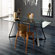 Domitalia Archie Rectangular Table with Crystal Chairs