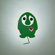 Flensted Mobiles Puffing Troll Heart Mobile in Green / Red