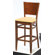 Grand Rapids Chair Melissa Solid Back Wood Barstool (24" - 31.5" Seats)
