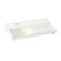 Eurofase One Light Undercabinet with Frosted Glass Lens in White