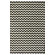 nuLOOM Kinder Chevron Ivory/Black Rug