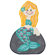 nuLOOM KinderLOOM Mermaid Multi Kids Rug