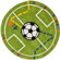 nuLOOM KinderLOOM Soccer Field Green Kids Rug