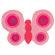 nuLOOM KinderLOOM Butterfly Pink Kids Rug