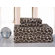 Pointehaven Heavy Weight Printed Flannel Sheet Set in Chocolate Giraffe Print