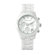Michael Kors Women's Classic White Ceramic Bracelet Watch with Chronograph Dial