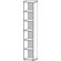 Tvilum Bocca Slim Bookcase in Black Woodgrain