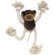 Ethical Pet Moppets Plush and Rope Monkey Dog Toy
