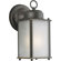 Forte Lighting 4.5" One Light Outdoor Wall Lantern with Frosted Glass