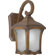 Forte Lighting One Light Outdoor Wall Lantern in Rustic Sienna