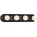 Forte Lighting Four Light Bath Vanity Strip