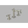 Delta Victorian Widespread Bathroom Faucet with Double Lever Handles