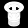 Delta Lavatory Metal Flange Assembly Drain