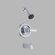 Delta Classic 13 Series Monitor Tub and Shower Trim in Chrome