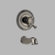 Delta Lockwood Single Handle Wall Mount Monitor 17 Series Tub Only Faucet with Volume Control