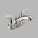Delta Foundations Centerset Bathroom Faucet with Double Lever Handles