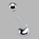 Delta Lever Handle Assembly with Screw for Single Handle Kitchen Faucets