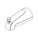 Delta Wall Mount Standard Diverter Tub Spout Trim
