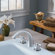 Delta C-Spout Double Handle Deck Mount Roman Tub and Whirlpool Faucet