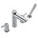 Delta Grail Widespread Roman Tub Faucet Trim with Hand Shower