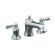Kohler Bancroft Double Handle Deck Mount Tub Only Faucet Trim