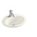 Kohler Pennington Drop-in Bathroom Sink with Single Faucet Hole and Left-Hand Soap/Lotion Dispenser Hole