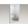 Kohler Freewill Barrier-Free Shower Stall with Brushed Stainless Steel Grab Bars and Seat at Left