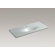 Kohler Iron/Impressions 49" Vanity-Top Bathroom Sink