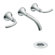 Moen Icon Wall Mounted Bathroom Faucet with Double Handles