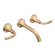 Moen Icon Wall Mounted Bathroom Faucet with Double Handles