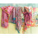 Pine Cone Hill Hot Rose Scarf