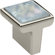 Bosetti-Marella Genuine Mother of Pearl 1.18" Knob in Polished Nickel