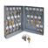 Sparco Products Secure Key Cabinet, 10"x3"x12", 28 Keys, Gray